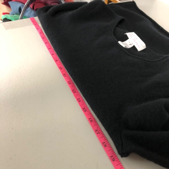 Design History Pure Cashmere Womens Sweater Size Medium Black /quiet Luxury - Picture 7 of 11